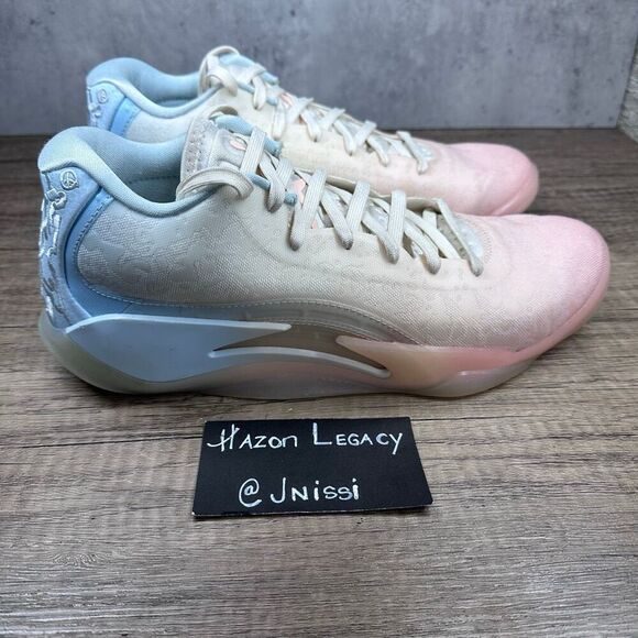 Nike Jordan~Men’s~ Zion 3 Pink/Blue/ Ivory Basketball‎ Shoes~Size 9.5 main image 6